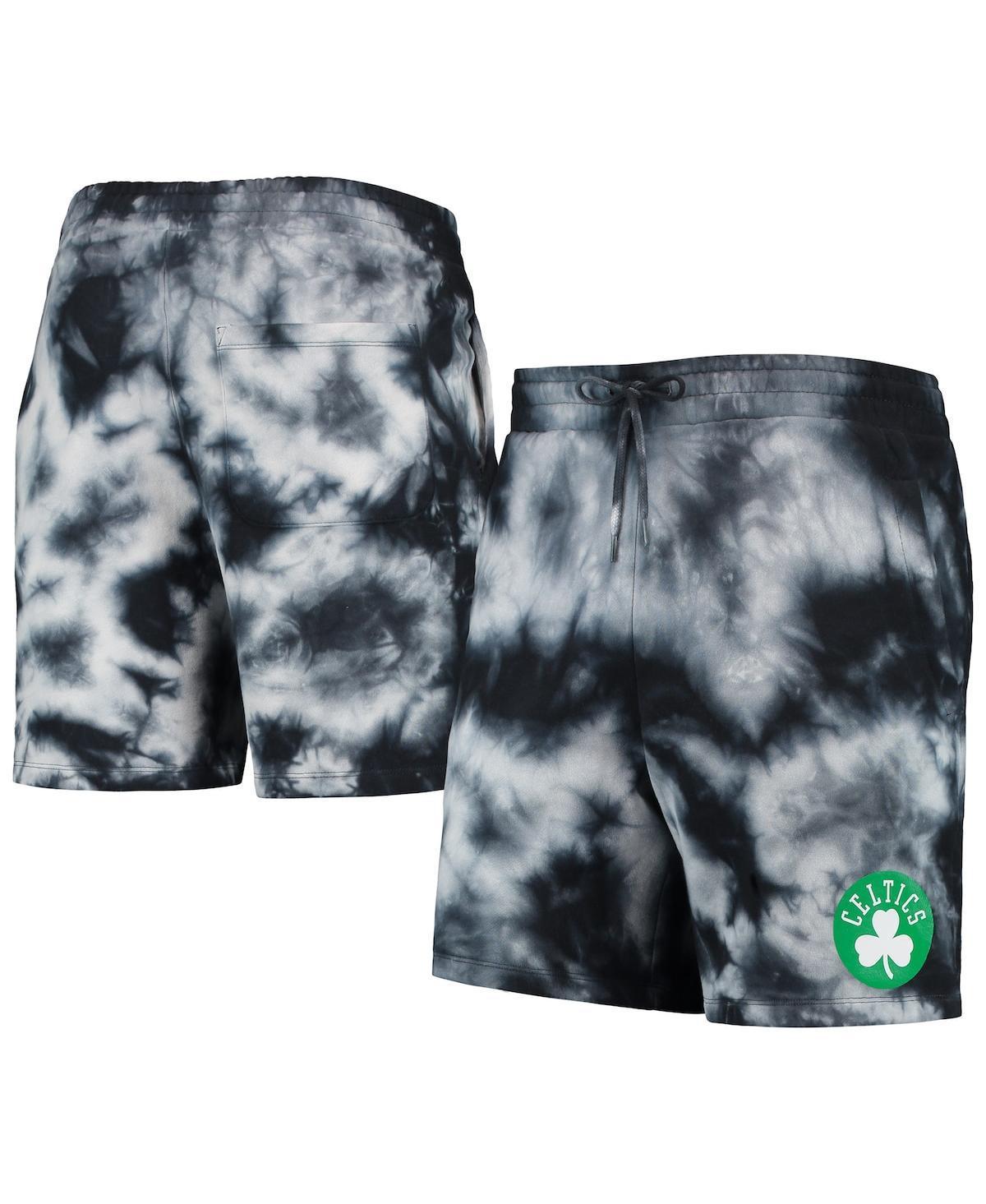 Mens New Era Boston Celtics Fleece Tie-Dye Shorts Product Image