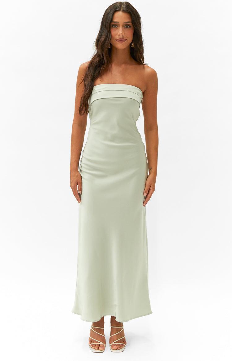 Maiah Sage Maxi Dress Product Image