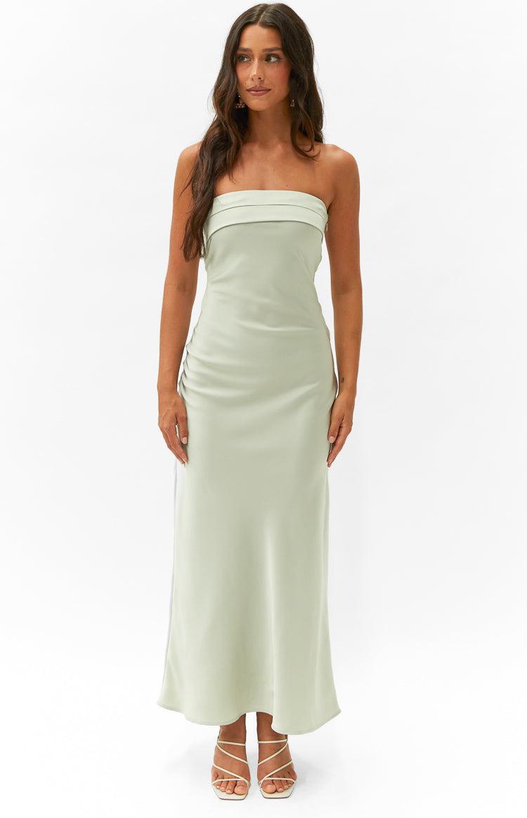 Maiah Sage Maxi Dress Product Image