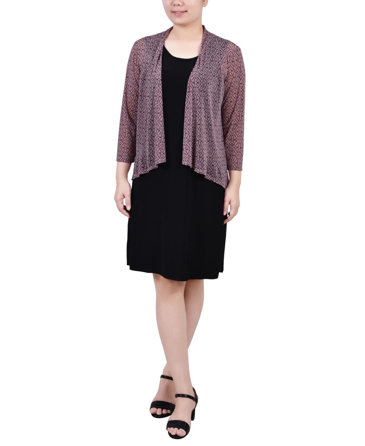 Ny Collection Womens Cardigan and Dress Set, 2 Piece Product Image