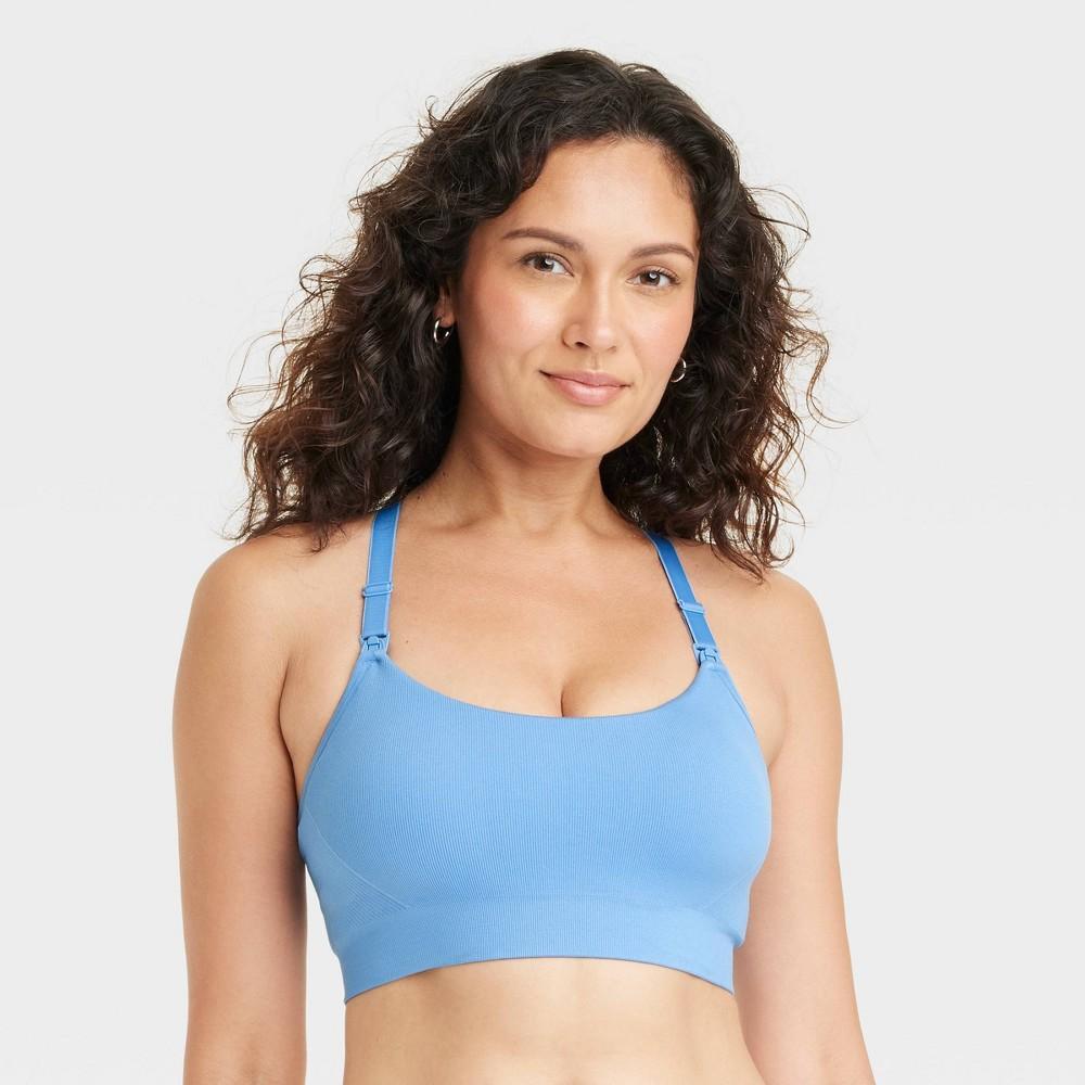 Womens Nursing Yoga Bra - Auden Blue Twilight Product Image