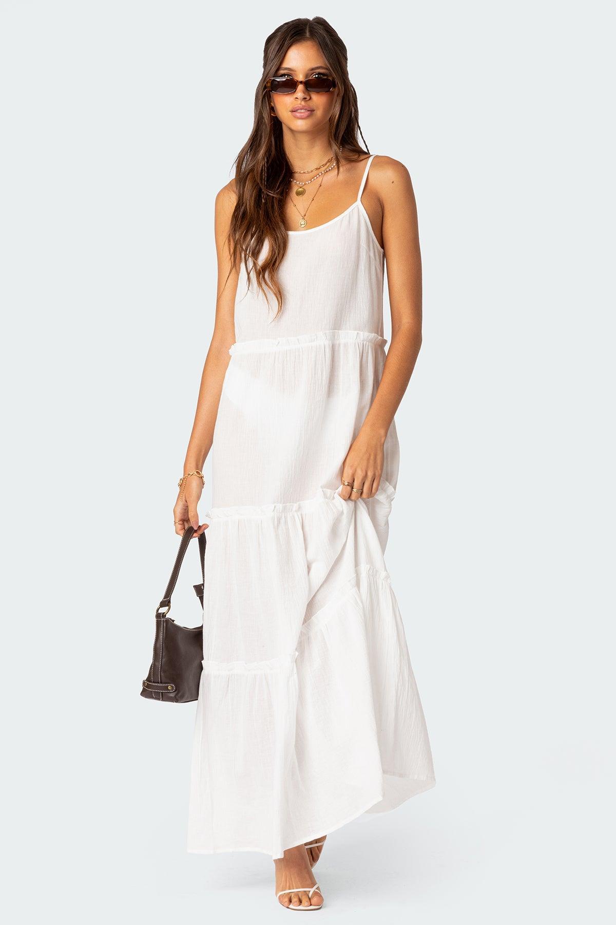 Radiant Tiered Maxi Dress Product Image