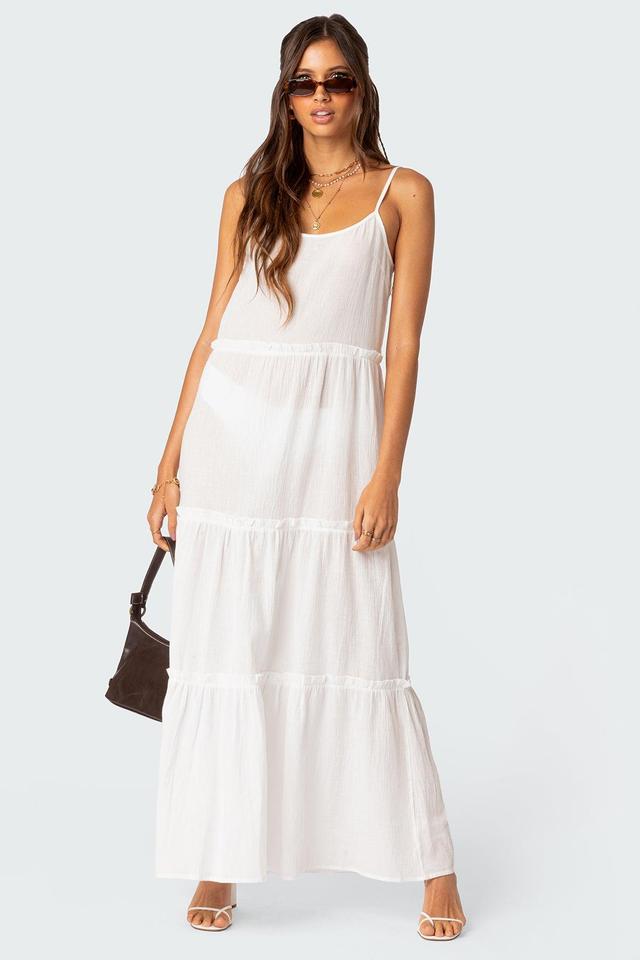 Radiant Tiered Maxi Dress Product Image