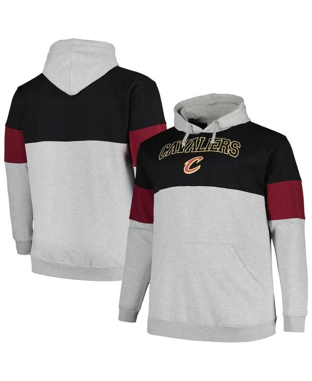 Mens Fanatics Black Cleveland Cavaliers Big and Tall Pullover Hoodie - Black Product Image