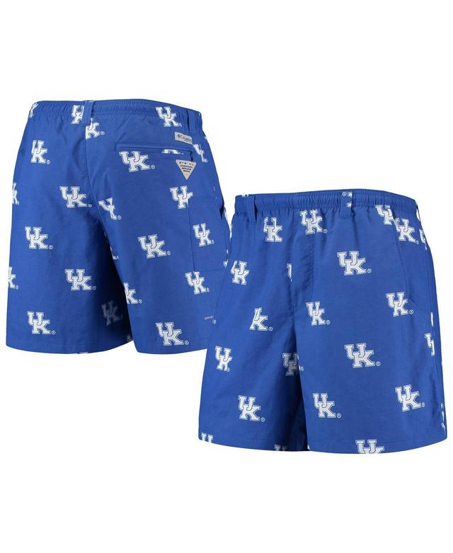 Mens Columbia PFG Royal Kentucky Wildcats Backcast II 6-in. Omni-Shade Hybrid Shorts Product Image