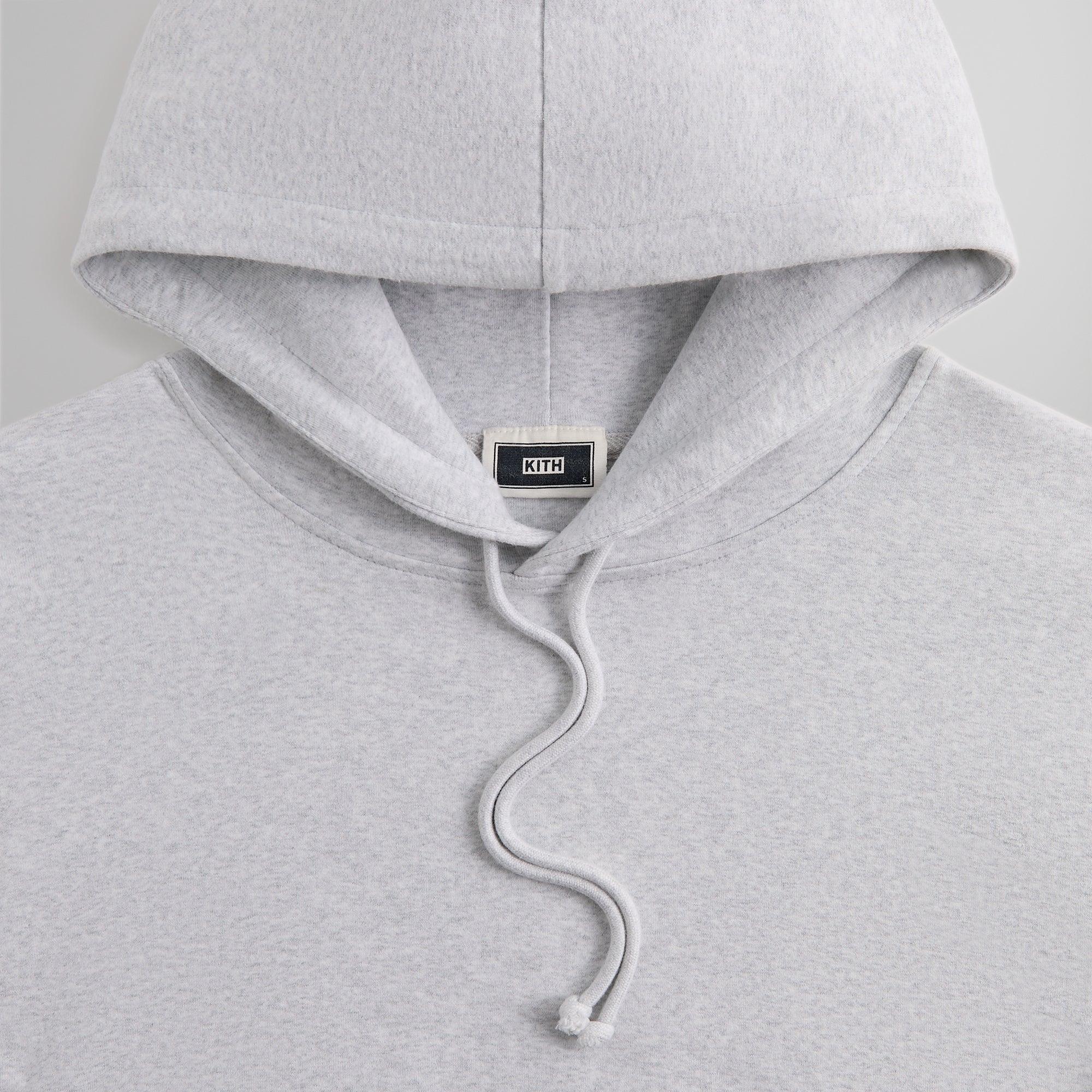 Kith Compact Knit Williams III Hoodie - Light Heather Grey Male Product Image