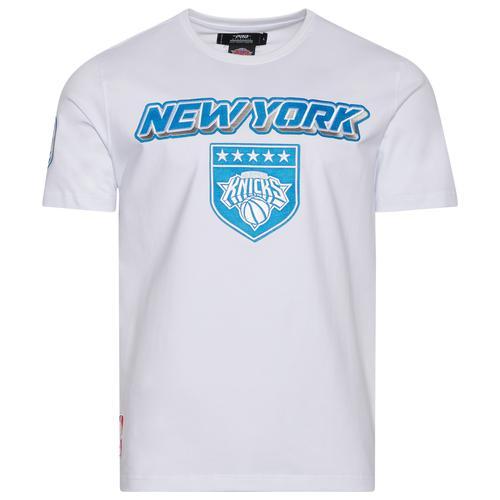 Pro Standard Mens Knicks Military SJ T-Shirt - White/Blue Product Image