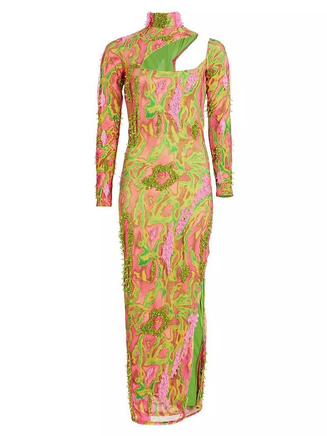 Zusi Evergreen Asymmetric Maxi Dress Product Image