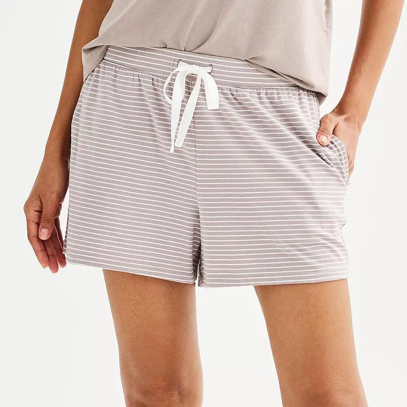 Womens Sonoma Goods For Life Cotton Modal Pajama Shorts Product Image