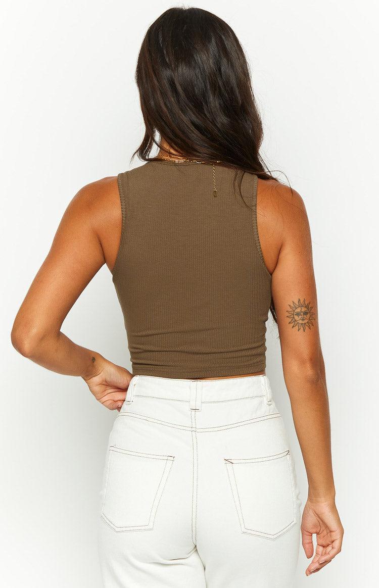 Thelma Chocolate Tank Top Product Image