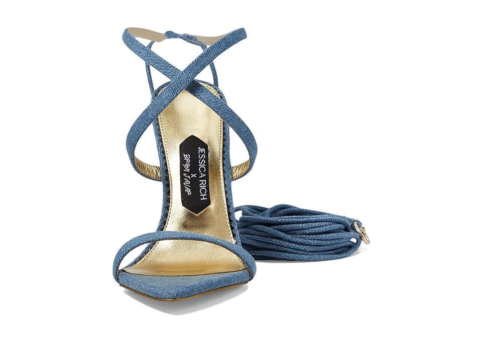 Jessica Rich Tie Up Sandal (Denim) Women's Sandals Product Image