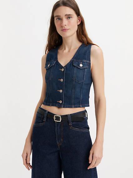 Bella Denim Corset Top Product Image