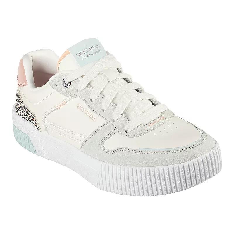 Skechers Court Womens Jade Feline Instinct Sneaker Product Image