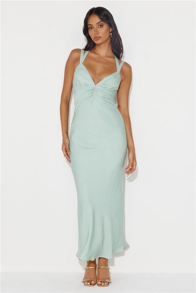 Level Up Maxi Dress Sage Product Image