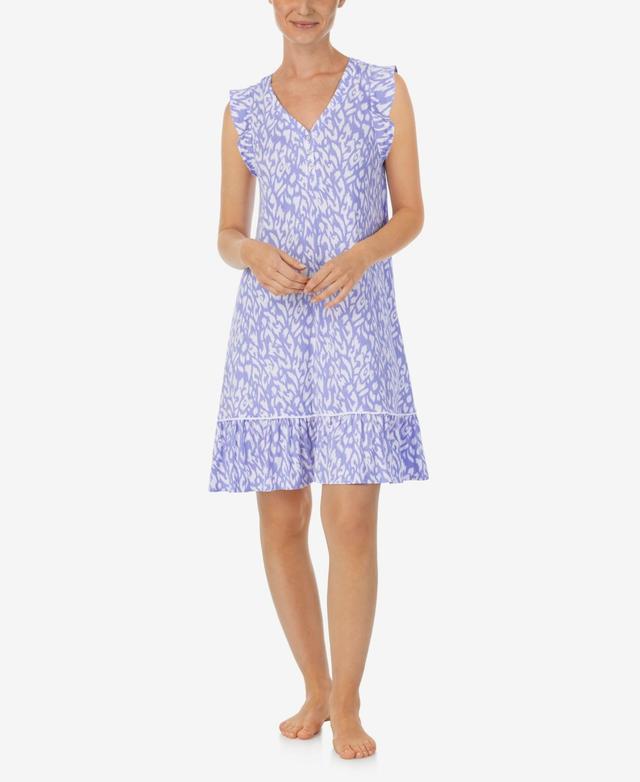 Ellen Tracy Womens Sleeveless Short Nightgown Product Image