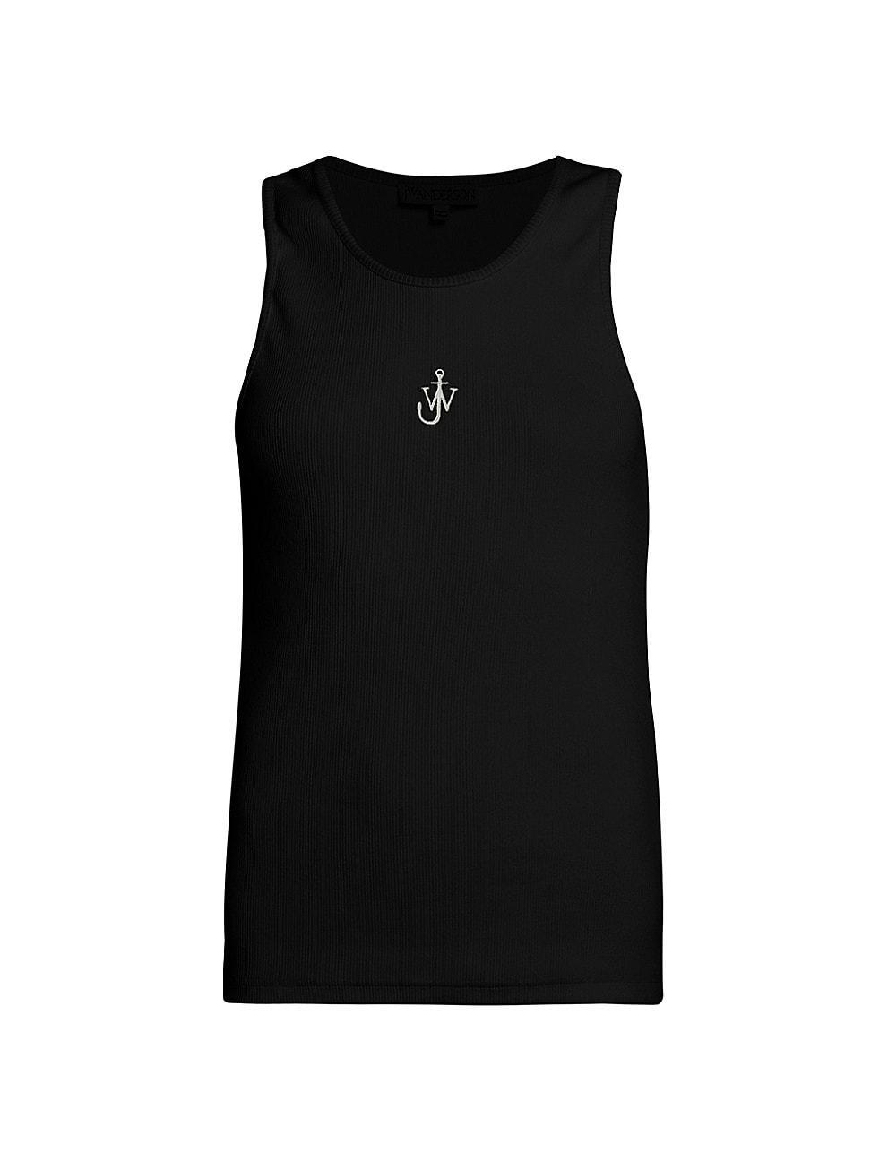 Womens Embroidered Anchor Tank Product Image