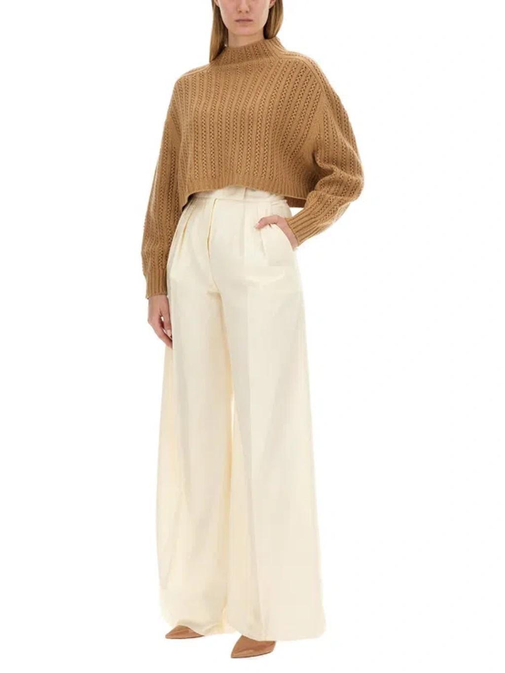 MAX MARA Hodeida Cardigan In Beige Product Image