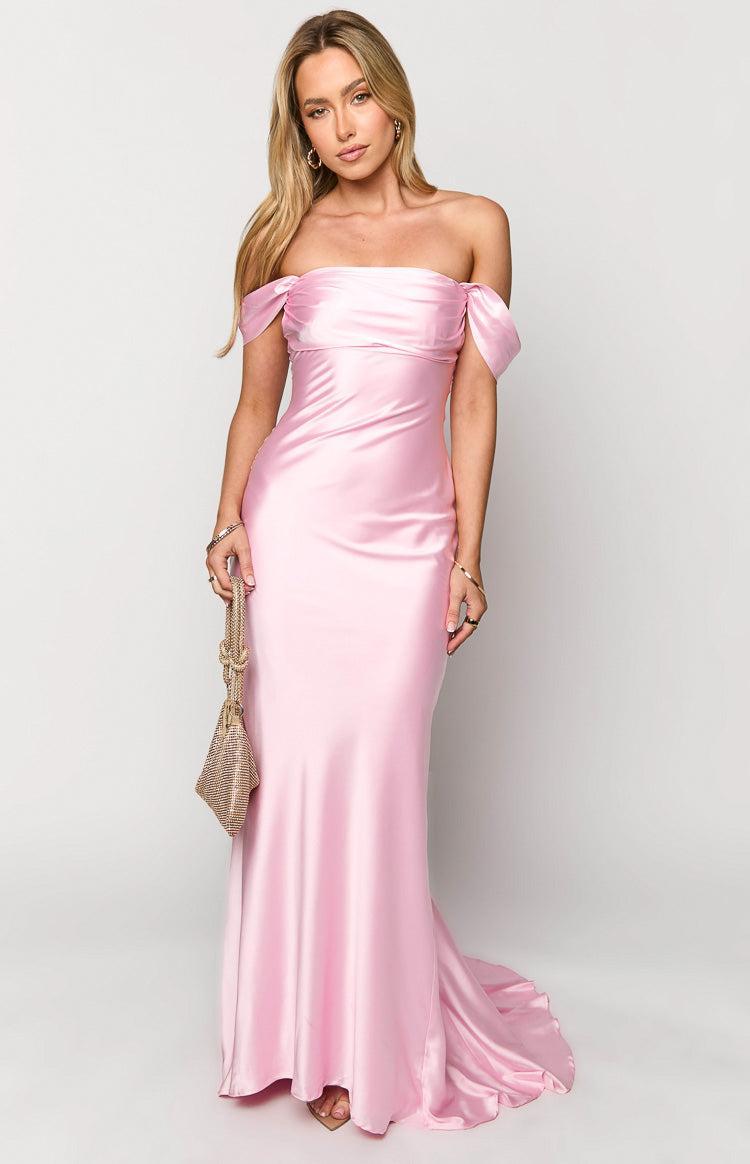 Delanie Pink Maxi Dress Product Image