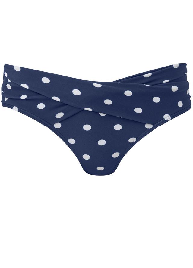 Criss-Cross Bikini Bottom - Sea Salt Dots Product Image