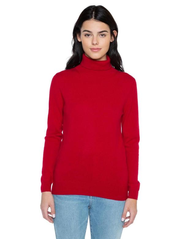 Jennie Liu Womens 100% Pure Cashmere Long Sleeve Turtleneck Pullover Sweater Product Image