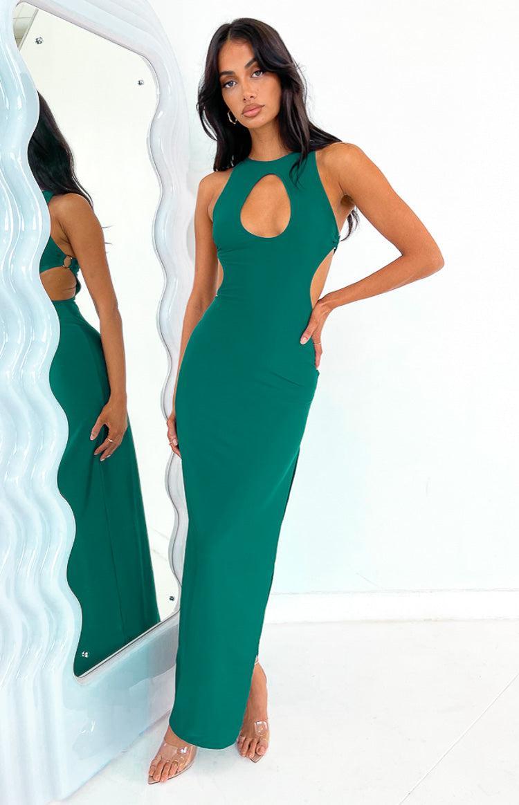 Blaire Green Maxi Dress Product Image