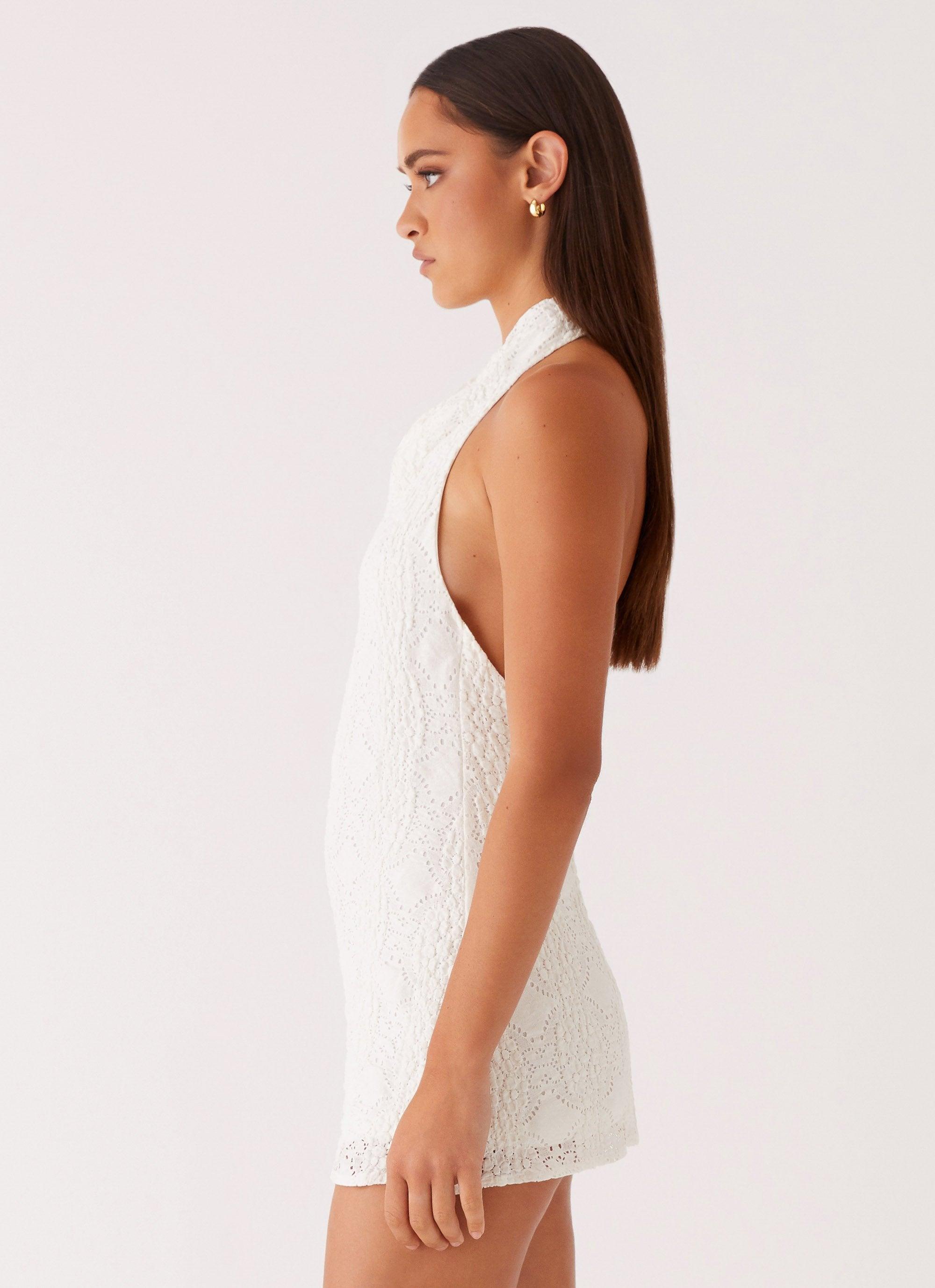 Camden Mini Dress - White Product Image