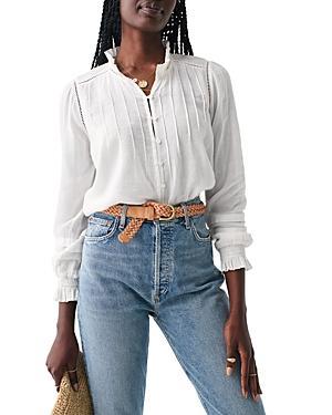 Faherty Willa Top (Catawaba Grape) Women's Clothing Product Image