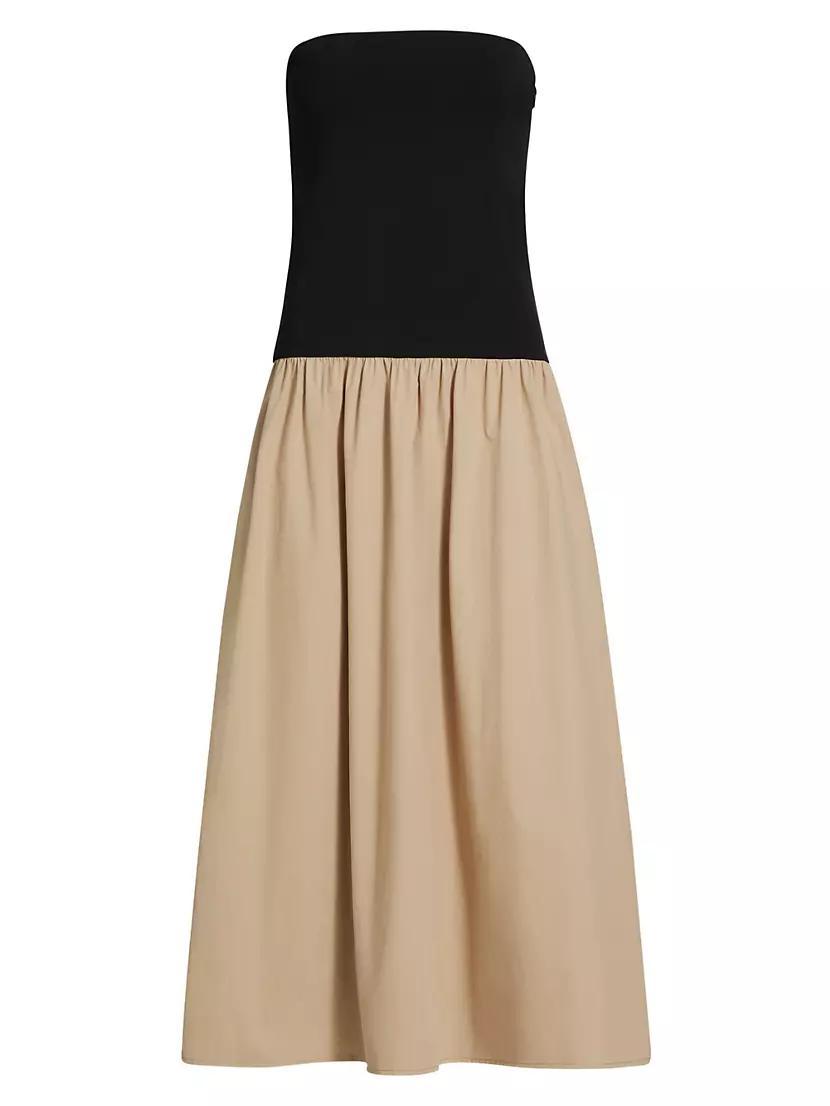 Kierstin Strapless Drop-Waist Midi-Dress Product Image