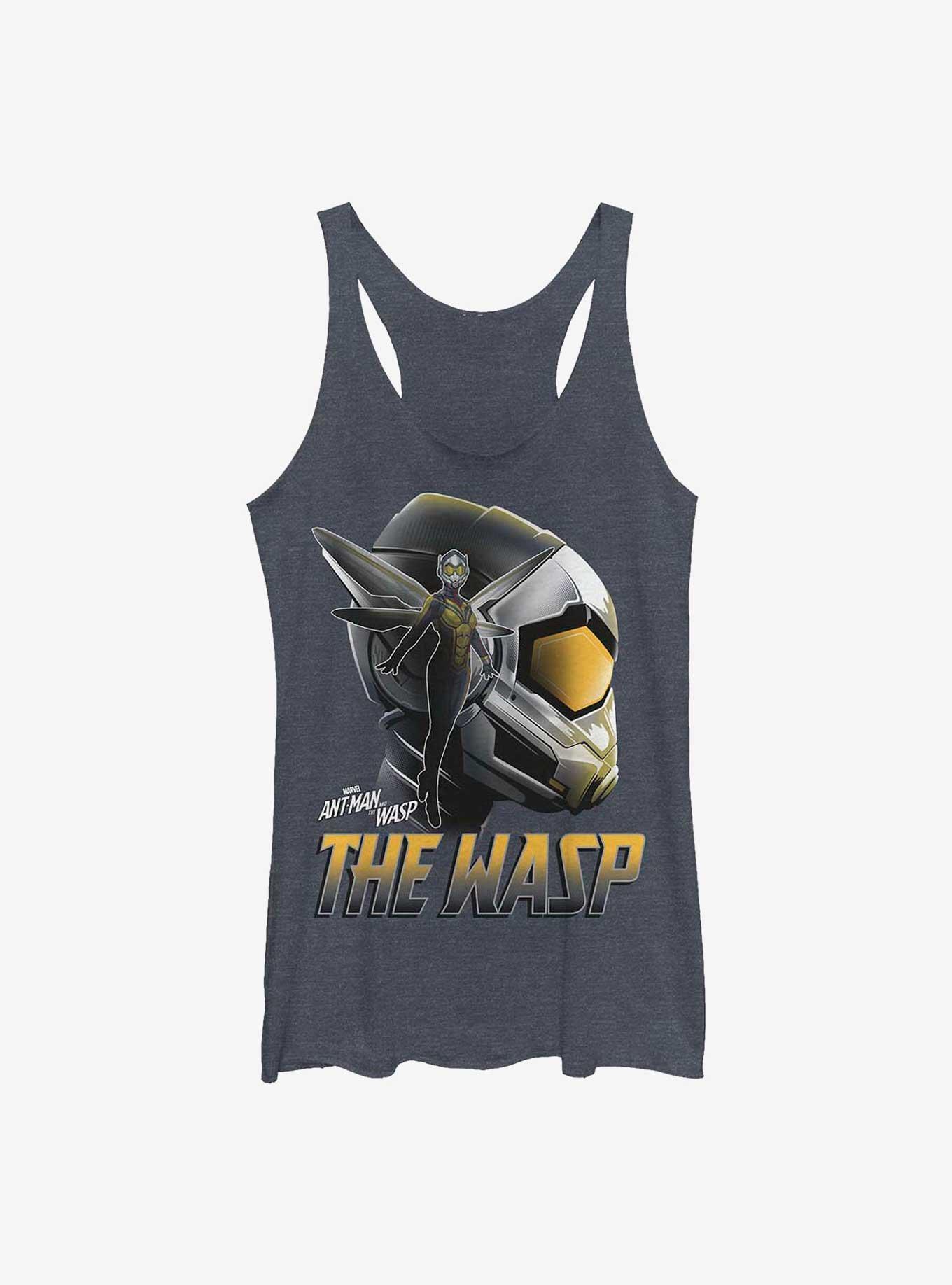 Marvel Ant-Man The Wasp Helmet Girls Raw Edge Tank Product Image