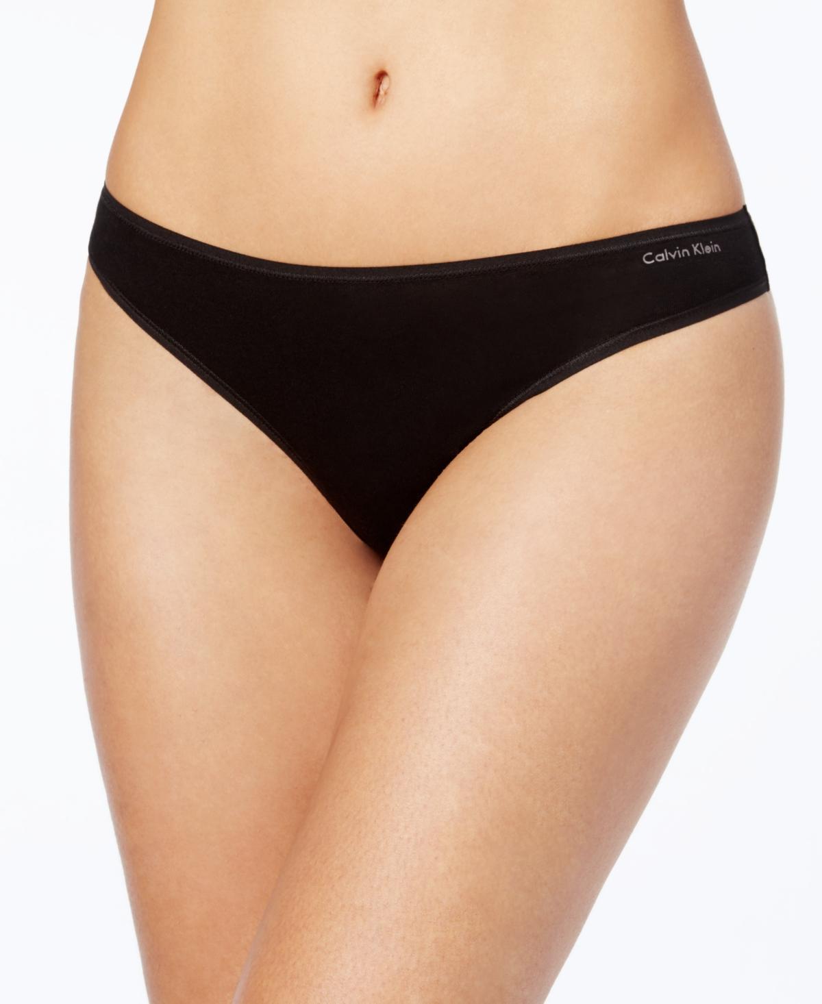 Womens Calvin Klein Form Thong Panty QD3643 Product Image