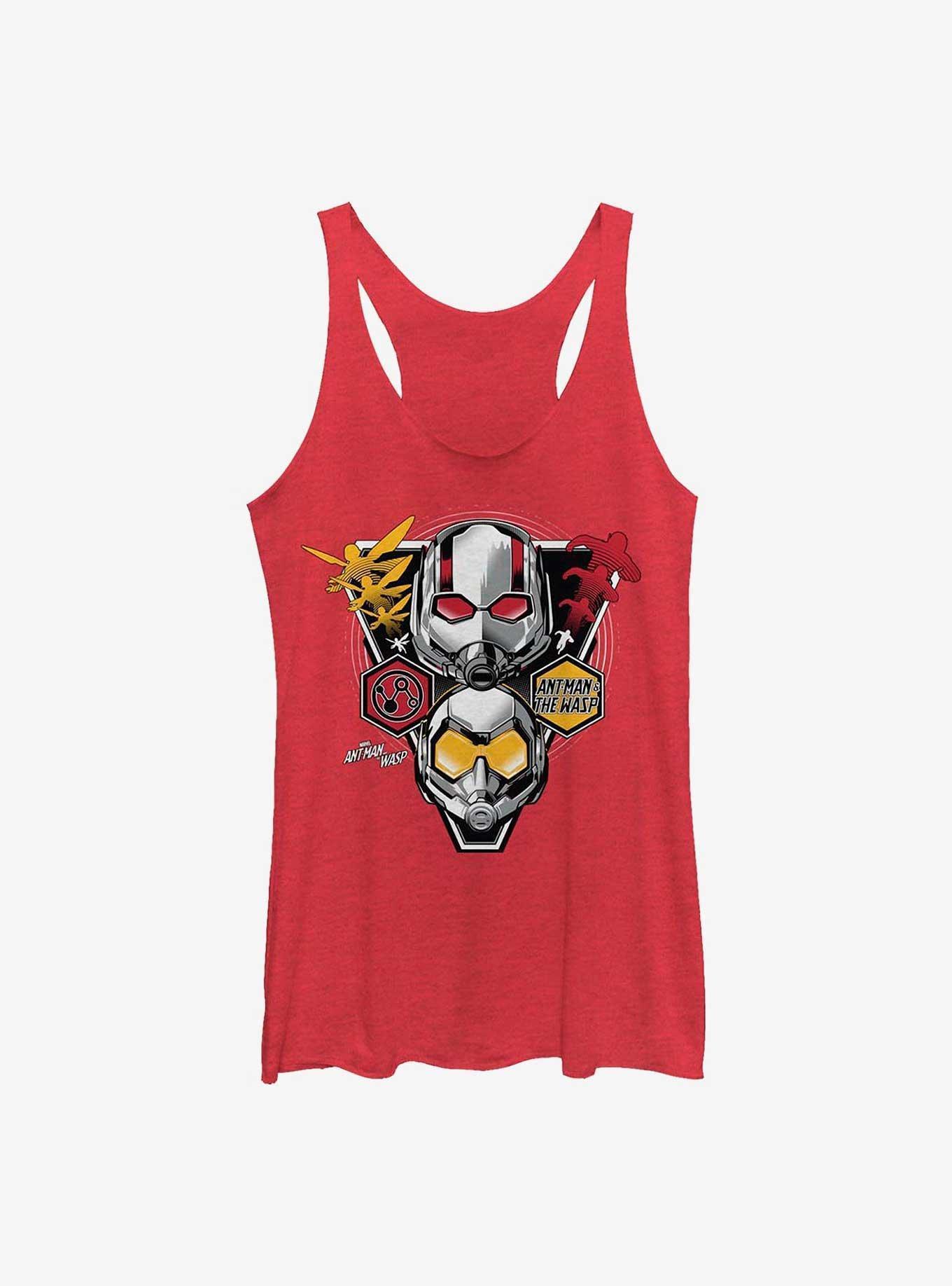 Marvel Ant-Man And Wasp Triangle Badge Girls Raw Edge Tank Product Image