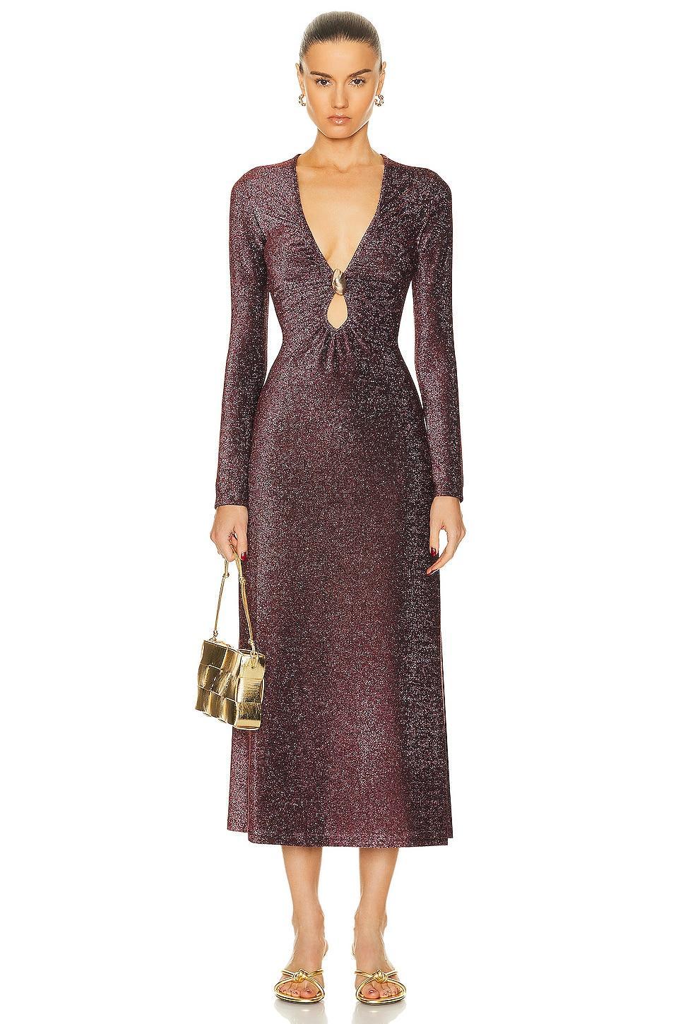 Johanna Ortiz Impala Dancing Ankle Dress Purple. (also in 2, 4). Product Image