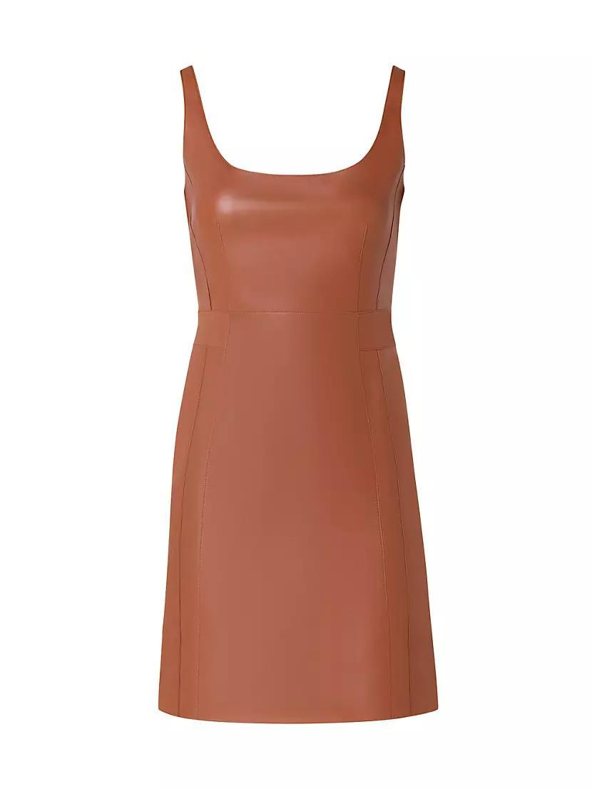 Leather Sleeveless Minidress product image