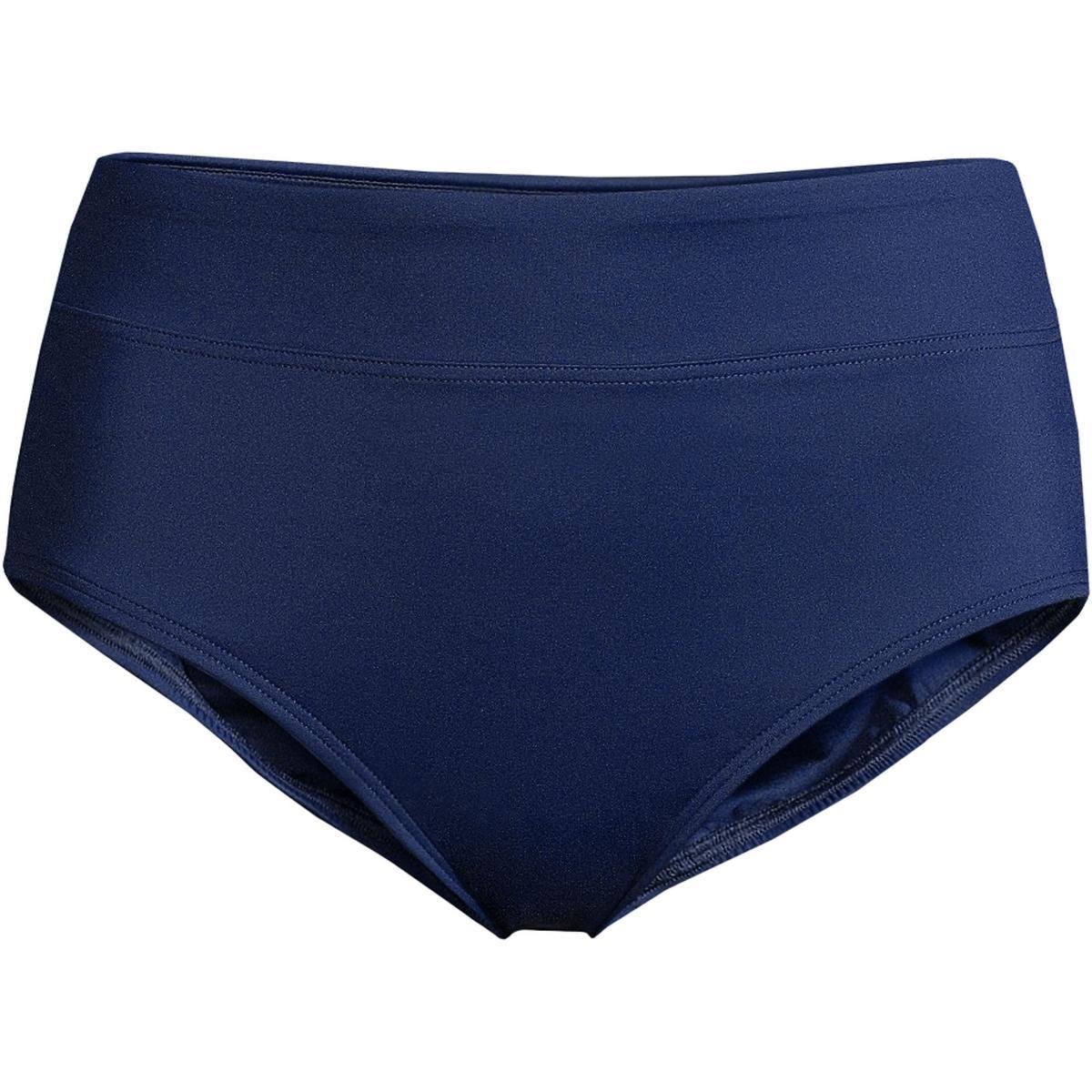 Womens Lands End UPF 50 Swim Briefs Black Product Image