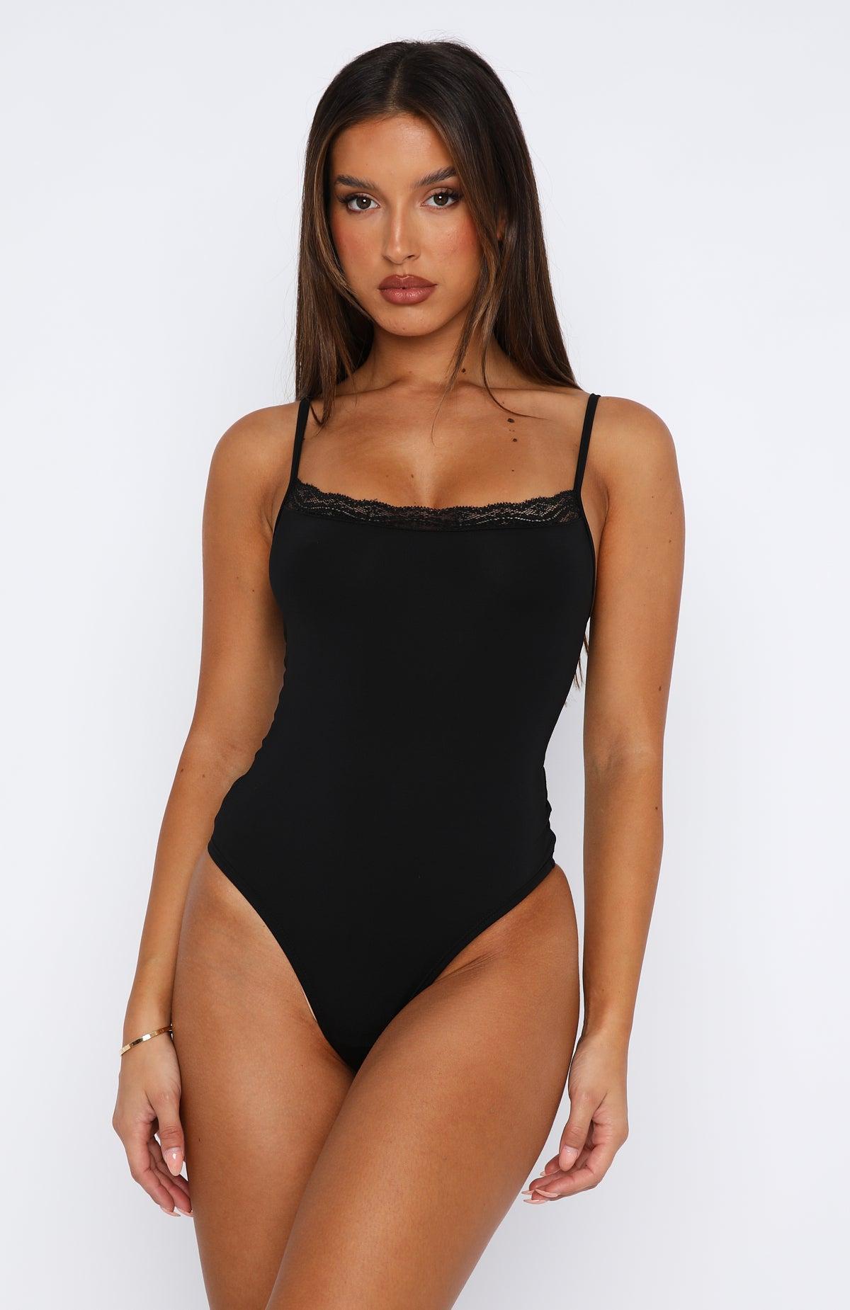 Clocked In Bodysuit Black Product Image