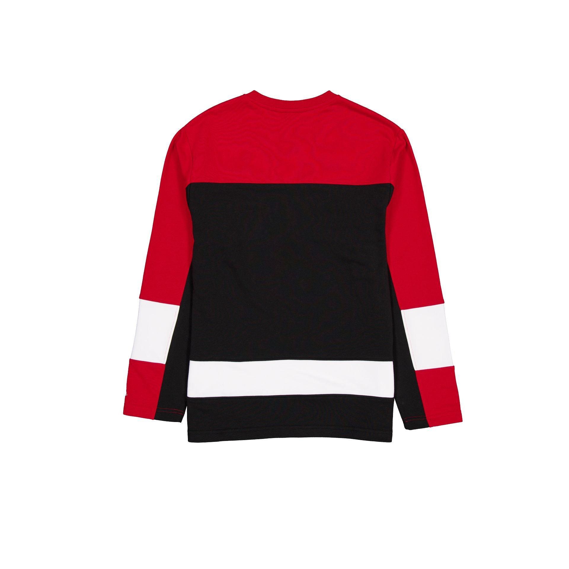 Chicago Blackhawks Throwback Long Sleeve T-Shirt Male Product Image