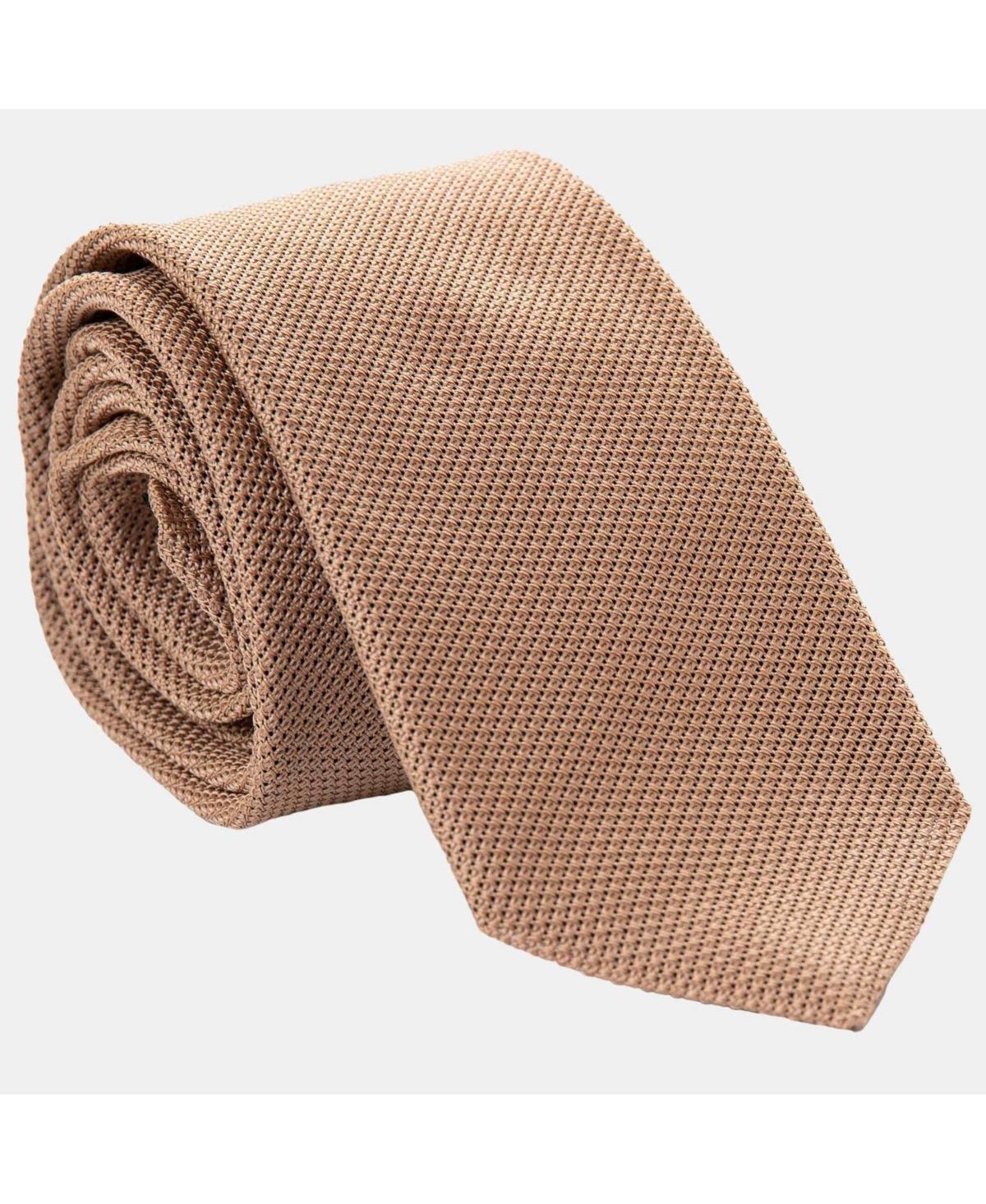 Elizabetta Big & Tall Camelo - Silk Grenadine Tie for Men Product Image