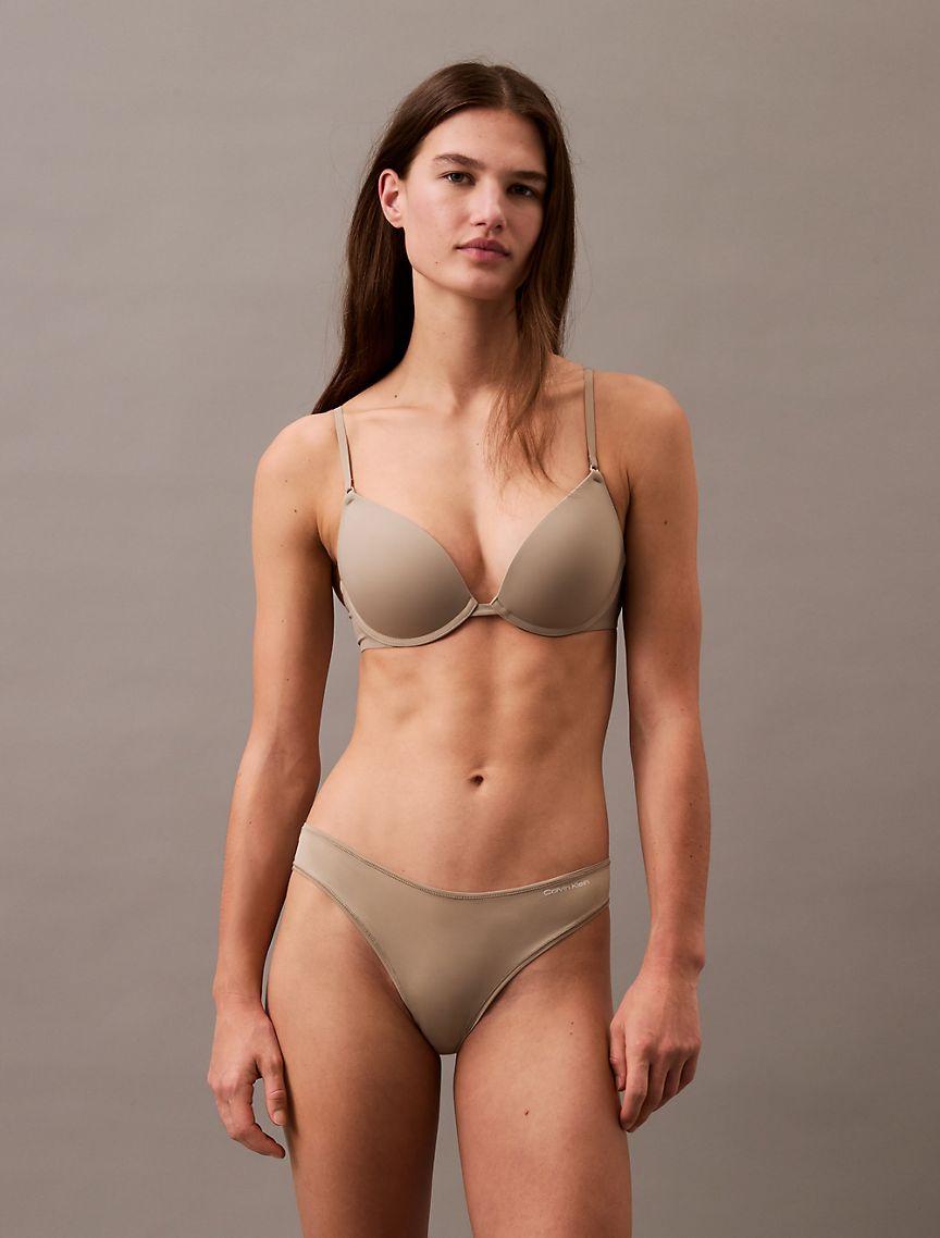 Calvin Klein Minimalist Micro Push-Up Plunge Bra Product Image