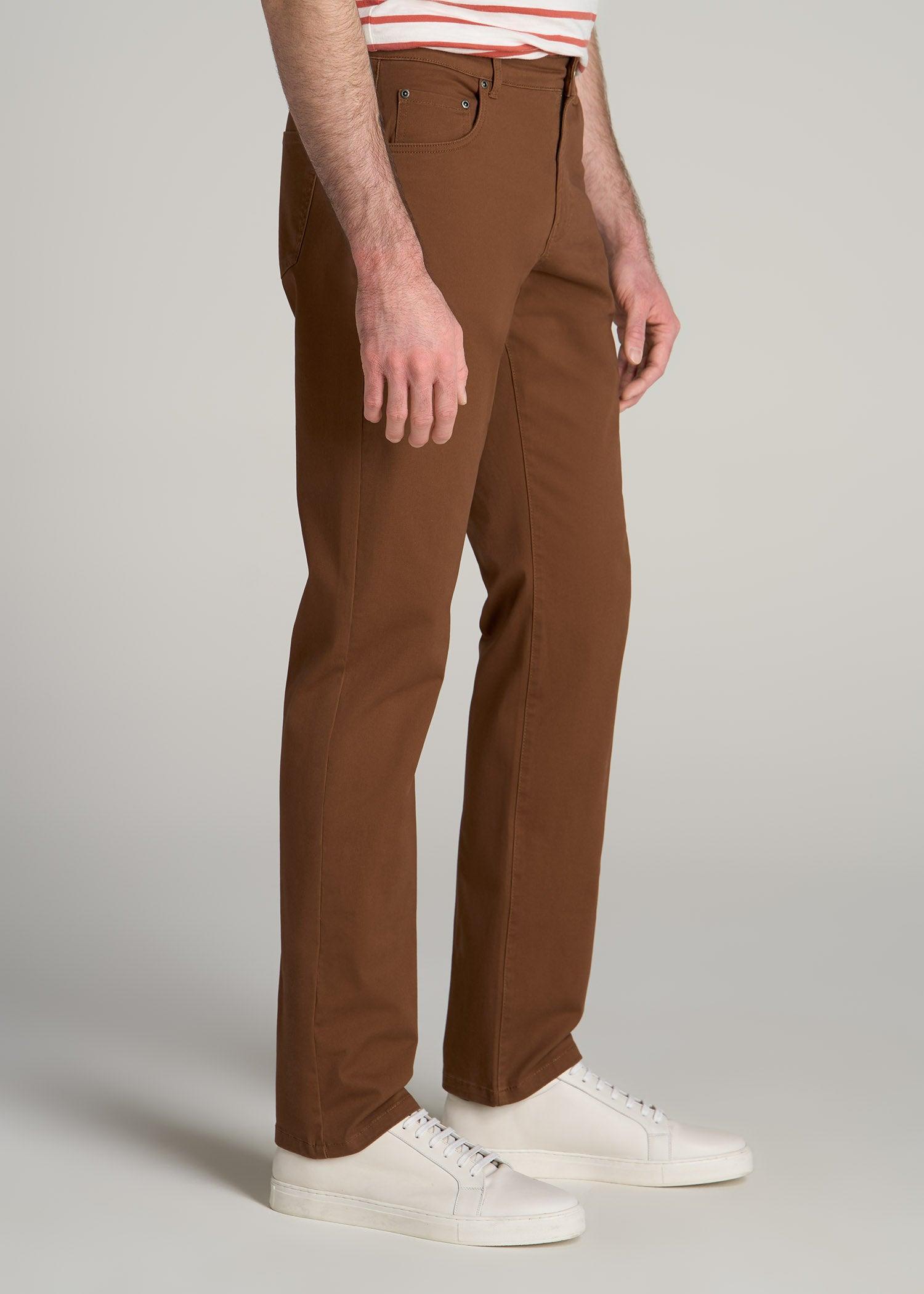 J1 STRAIGHT Leg Five-Pocket Pants for Tall Men in Nutshell Male Product Image