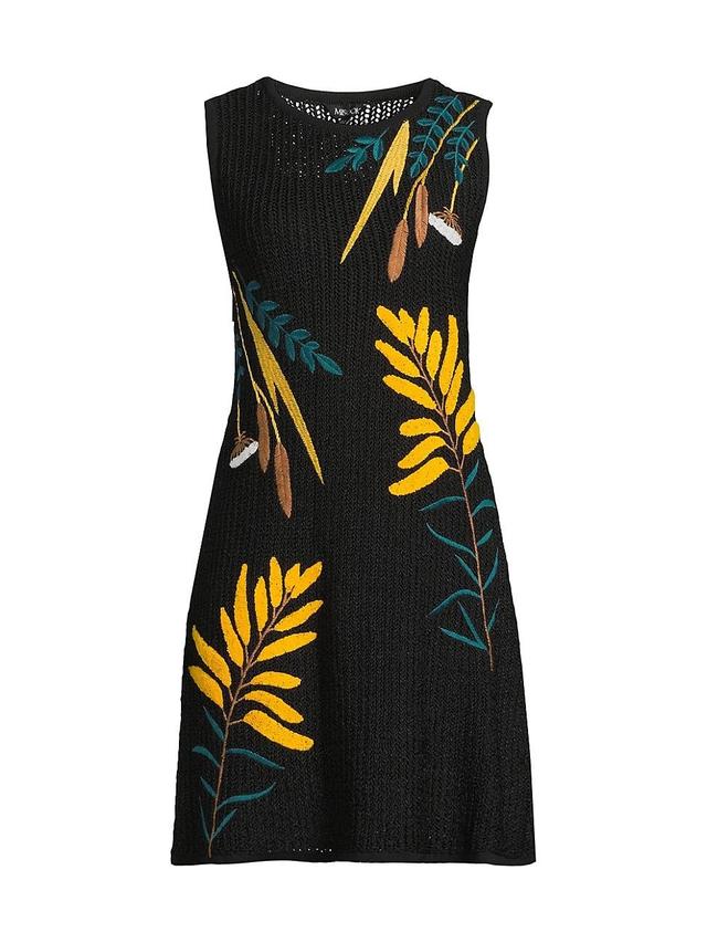 Womens Embroidered Mini Tank Dress Product Image