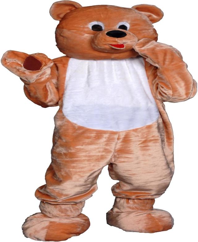 Buy Seasons Mens Teddy Bear Mascot Costume - Brown Product Image