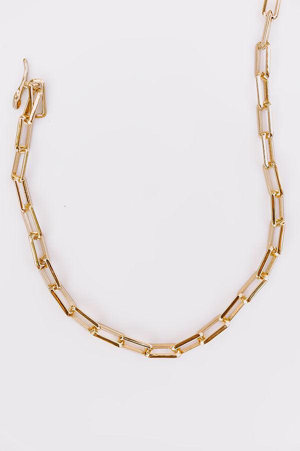 Graceful Appearance Link Necklace Product Image