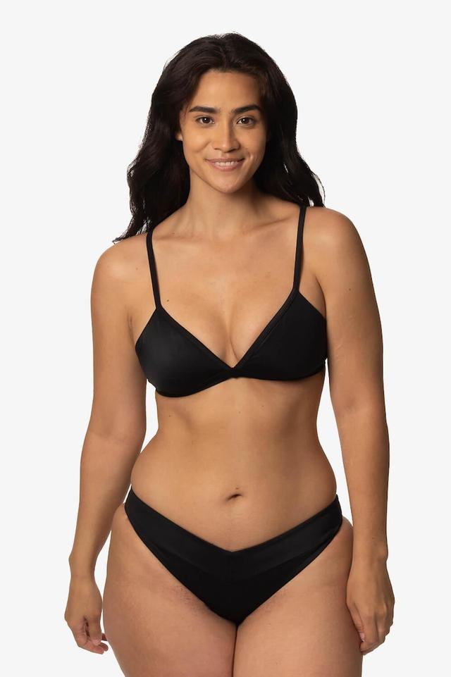 Kianda Bikini Bottom - Black Female Product Image