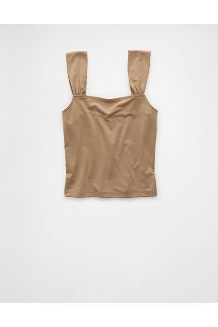 AE Cropped Square-Neck Tank Top Women's Product Image