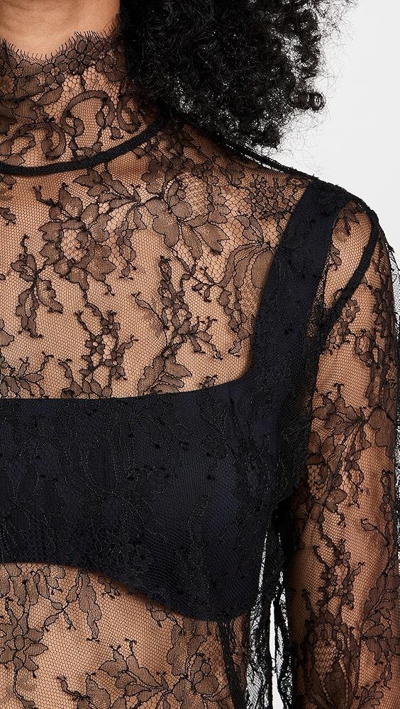 Kiki De Montparnasse All Over Lace Turtleneck | Shopbop Product Image