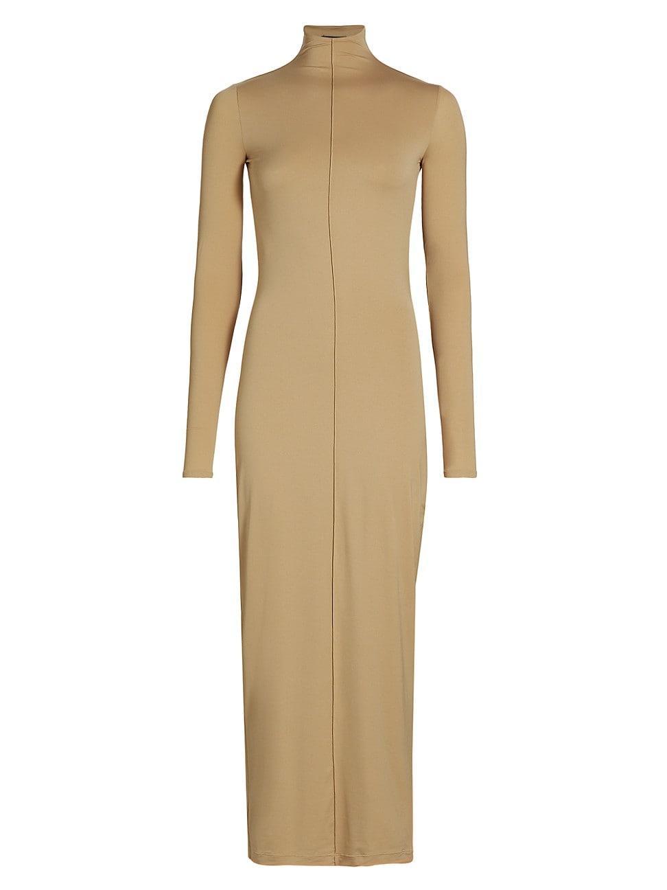 Womens RHW Mock-Turtleneck Maxi Dress product image