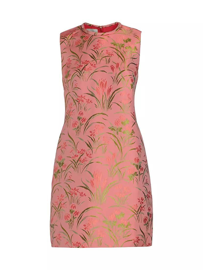 Mackenzie Floral Jacquard Minidress Product Image