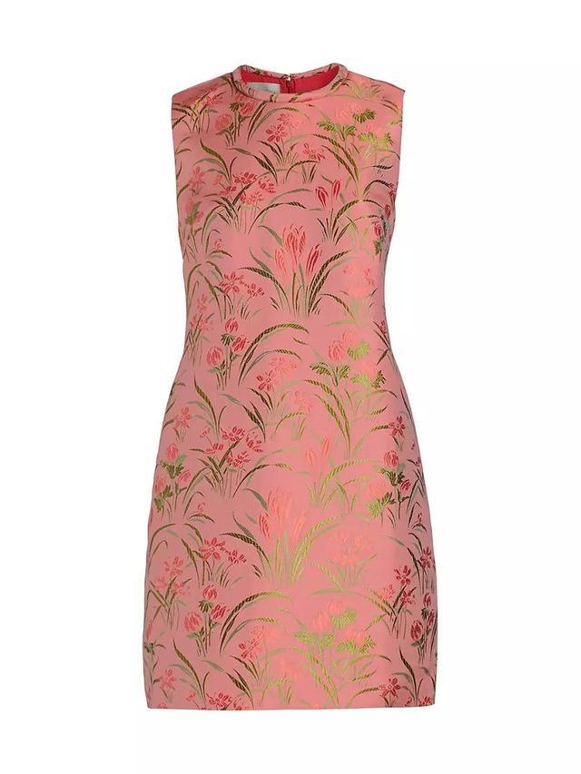 Mackenzie Floral Jacquard Minidress Product Image