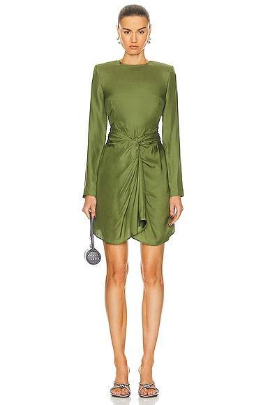 GAUGE81 Izu Dress in Olive Product Image