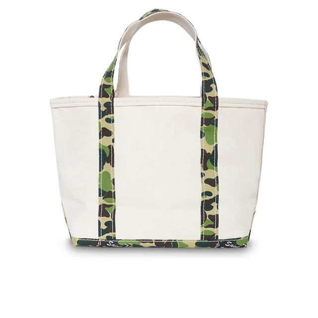 Saint Michael x A Bathing Ape Medium Tote Bag - White/Camo Male Product Image